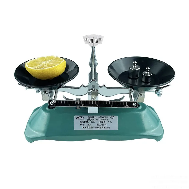 Experimental tray balance weighing high precision rack mechanical gram scale students junior high school physics teaching