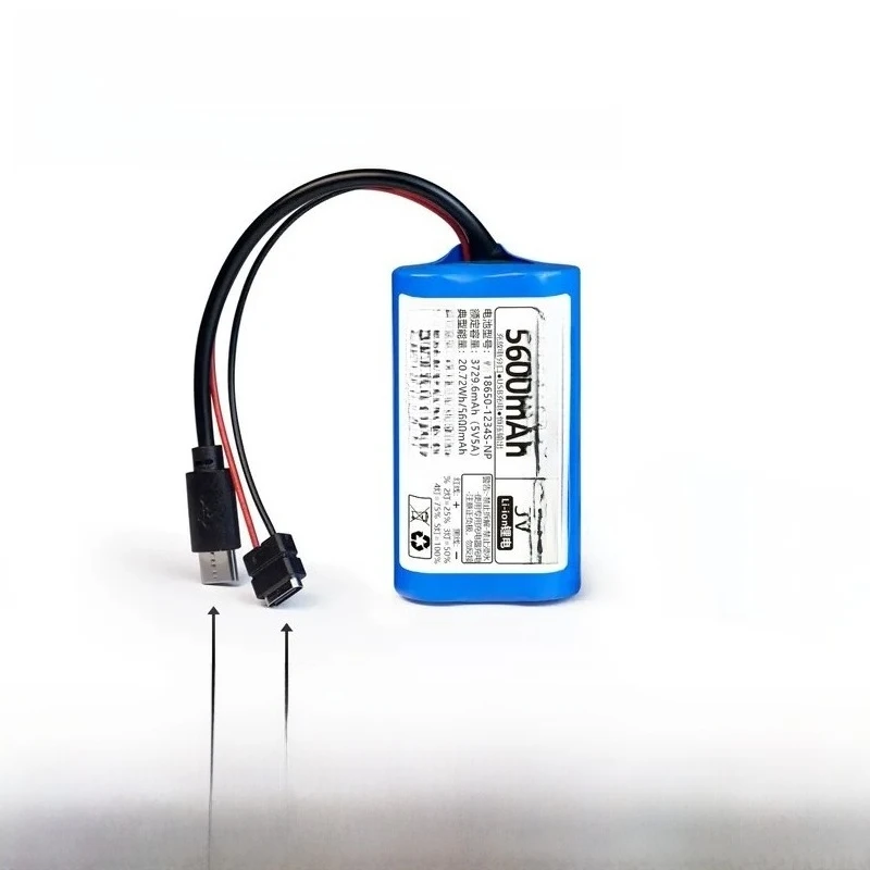 for 5V5A high power 18650 lithium battery MCU development board LED light solar monitoring rechargeable battery