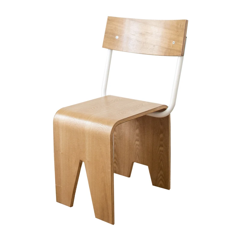 Nordic Bentwood Designer Chair Creative Retro Cafe Minimalist Studio Lounge Artistic Dining Seat for Shops