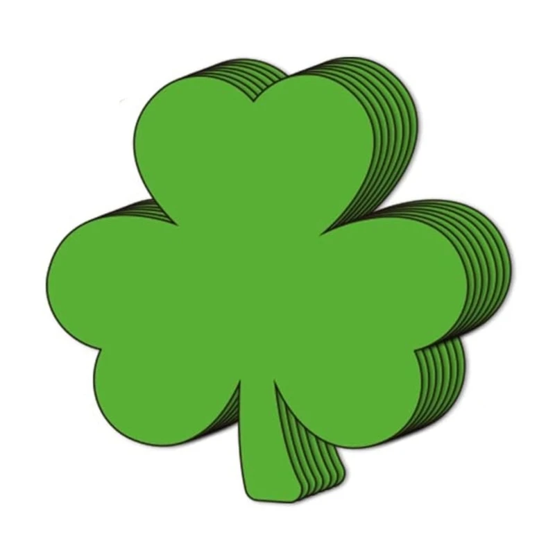 Tarjetas tréboles verdes, tarjetas trébol, adorno del día Patricio, tarjetas decorativas del Festival irlandés para