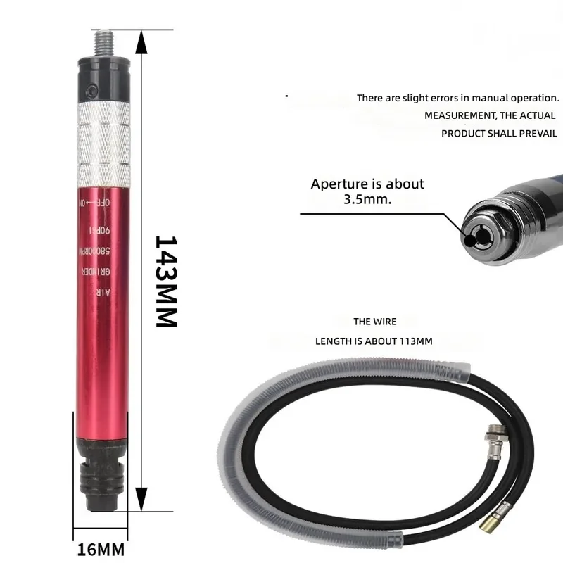 High Speed Air Micro Die Grinder Pencil Mini Polishing Grinding Engraving Machine for Wood Jewelry Pneumatic Tool