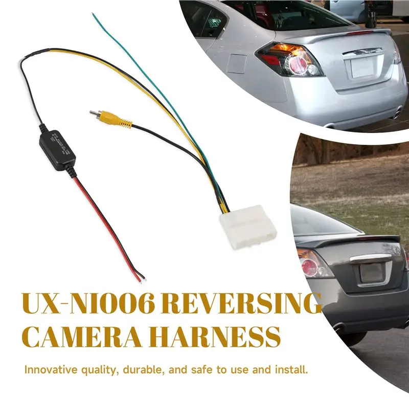 A99F-Backup Camera Retention Wire Harness For Nissan 12V To 5V Converter UX-NI006 For Frontier Altima Murano Rogue Titan Juke