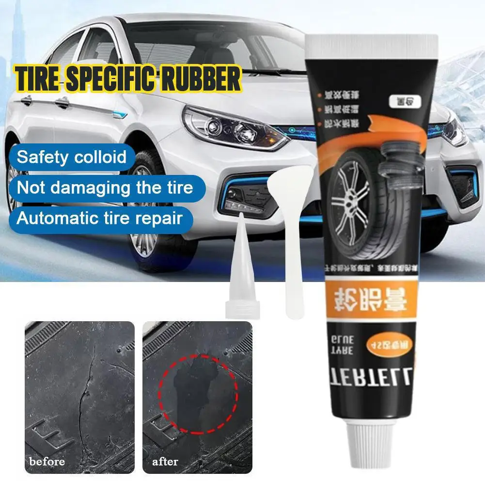 High Viscosity Shoe Glue - Tire Repair Adhesive for Cracked Soles & Damaged Shoes, Waterproof & Wear-Resistant Rubber Filler