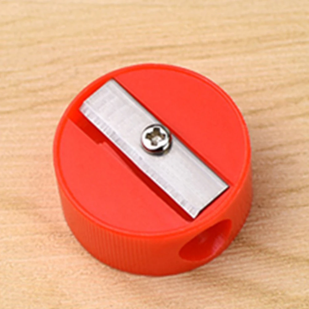 

120 Pcs Pencil Sharpener Cute Colorful Plastic Manual Stationery Gift Compact School Office Use Back To School