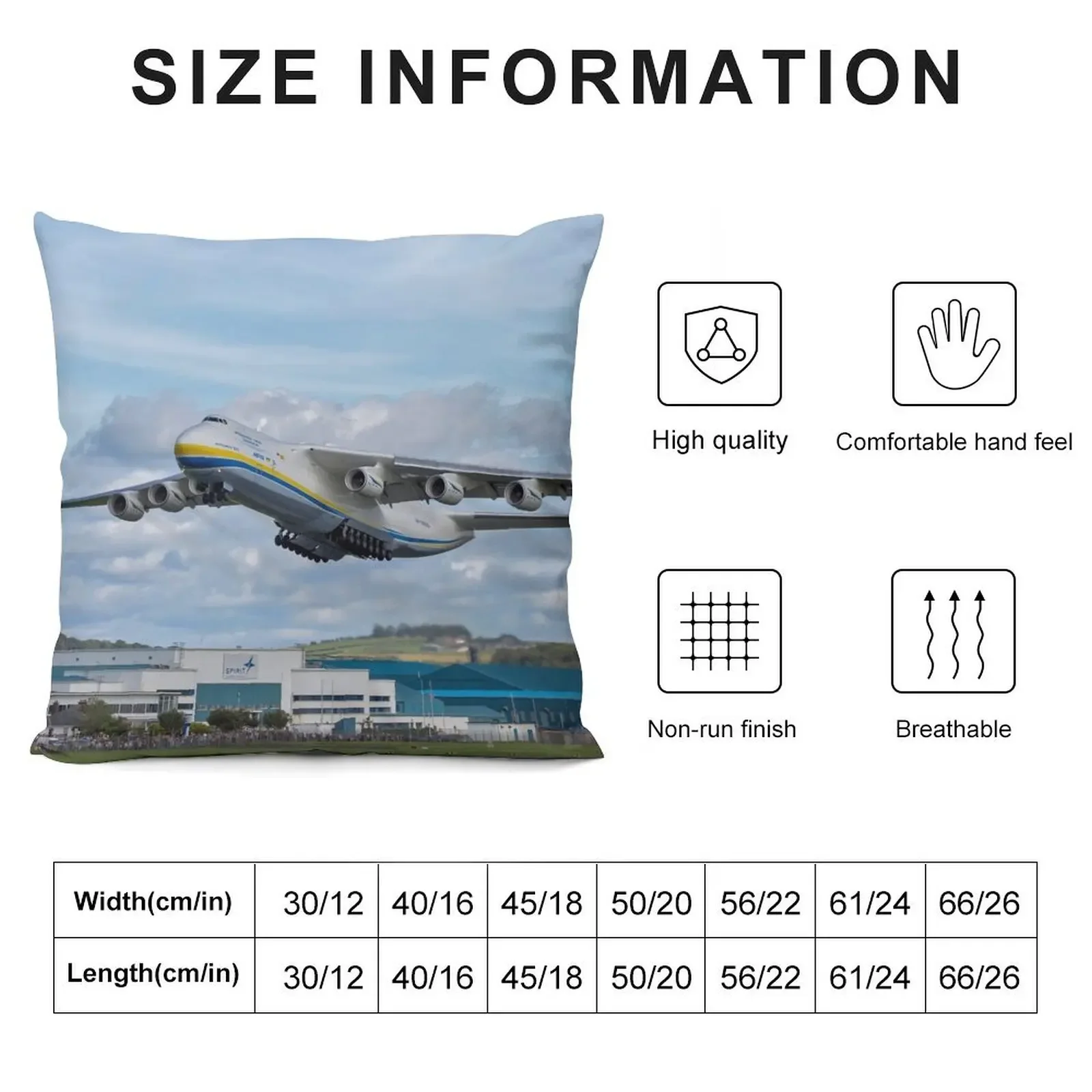 Antonov An-225 Mriya Throw Pillow New year Cusions Cover Pillowcases For Pillows Luxury Cushion Cover pillow