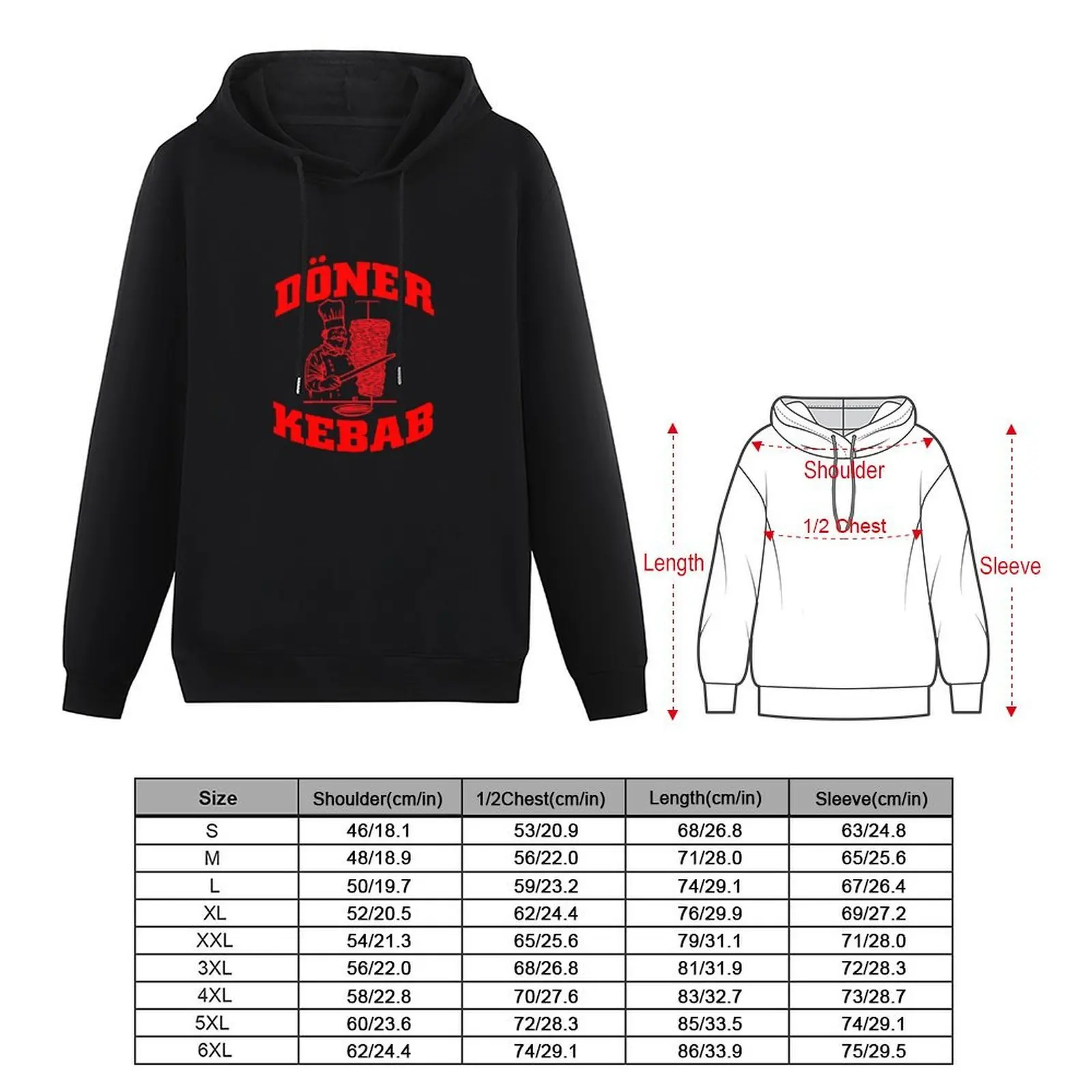 D?NER KEBAB,DONER KEBAB Hoodie men's clothes men's clothing hooded shirt men clothing men's oversize hoodie