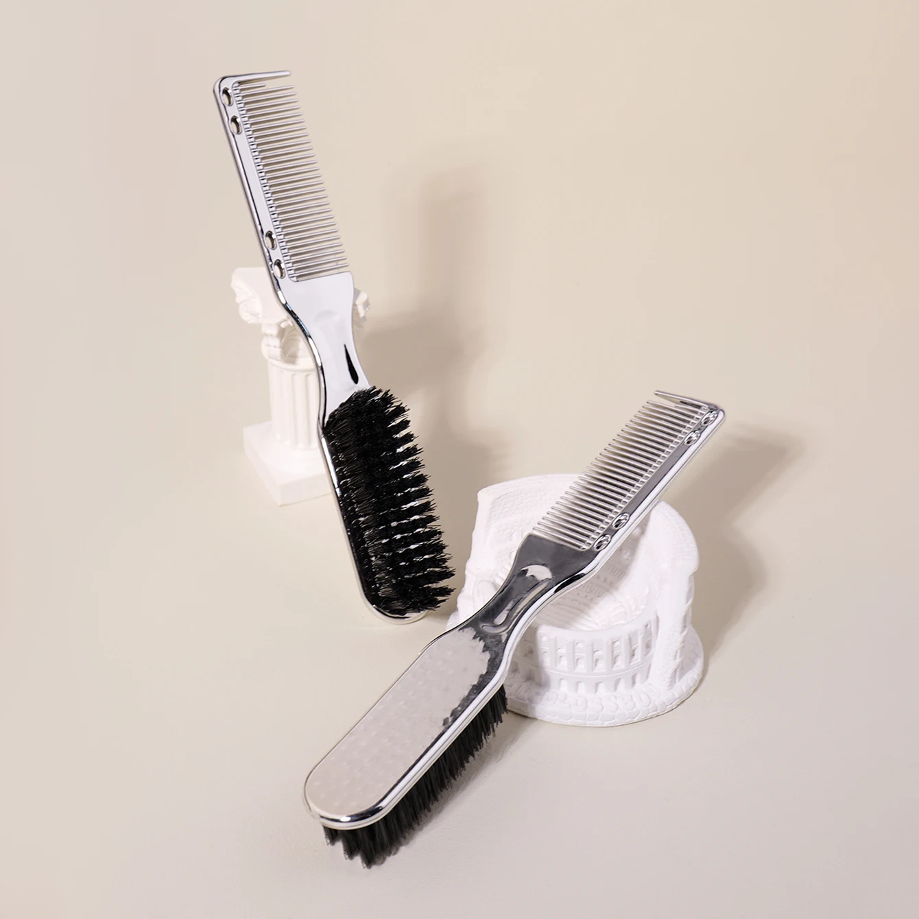 Multifunctional Travel Dual Head Brush Comb Tool