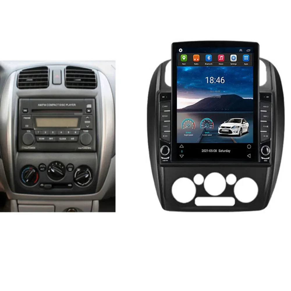 Tesla Screen Android 14 Car Radio Multimedia Video Player For Mazda 323 BJ 2000 -2003 Navigation Stereo Head Unit GPS Dash Cam