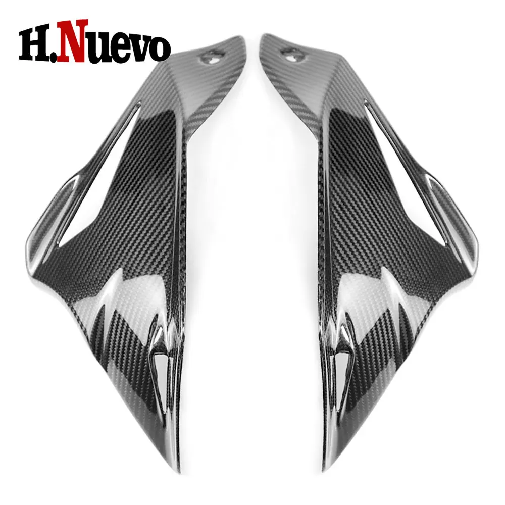 

For Yamaha MT10 MT-10 MT 10 Left Right Frame Fairing Panel Kit Guard Cover Protector Motorcycle Real Carbon Fiber 2016 2017 2018