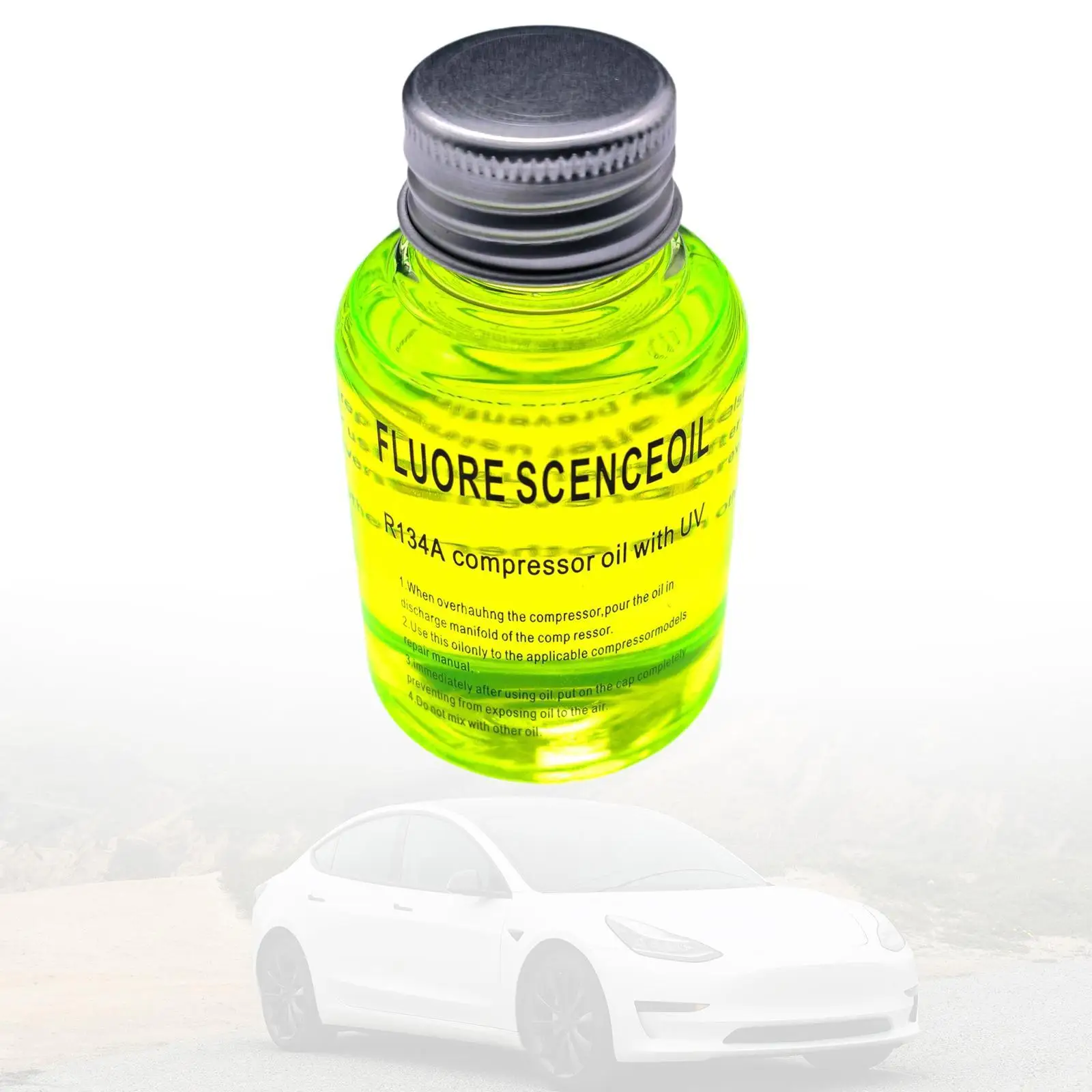 Fluorescent Oil 60ml Easy Carrying Easy to Use Car Air Conditioning System Leak Detection System for Automobile Supplies