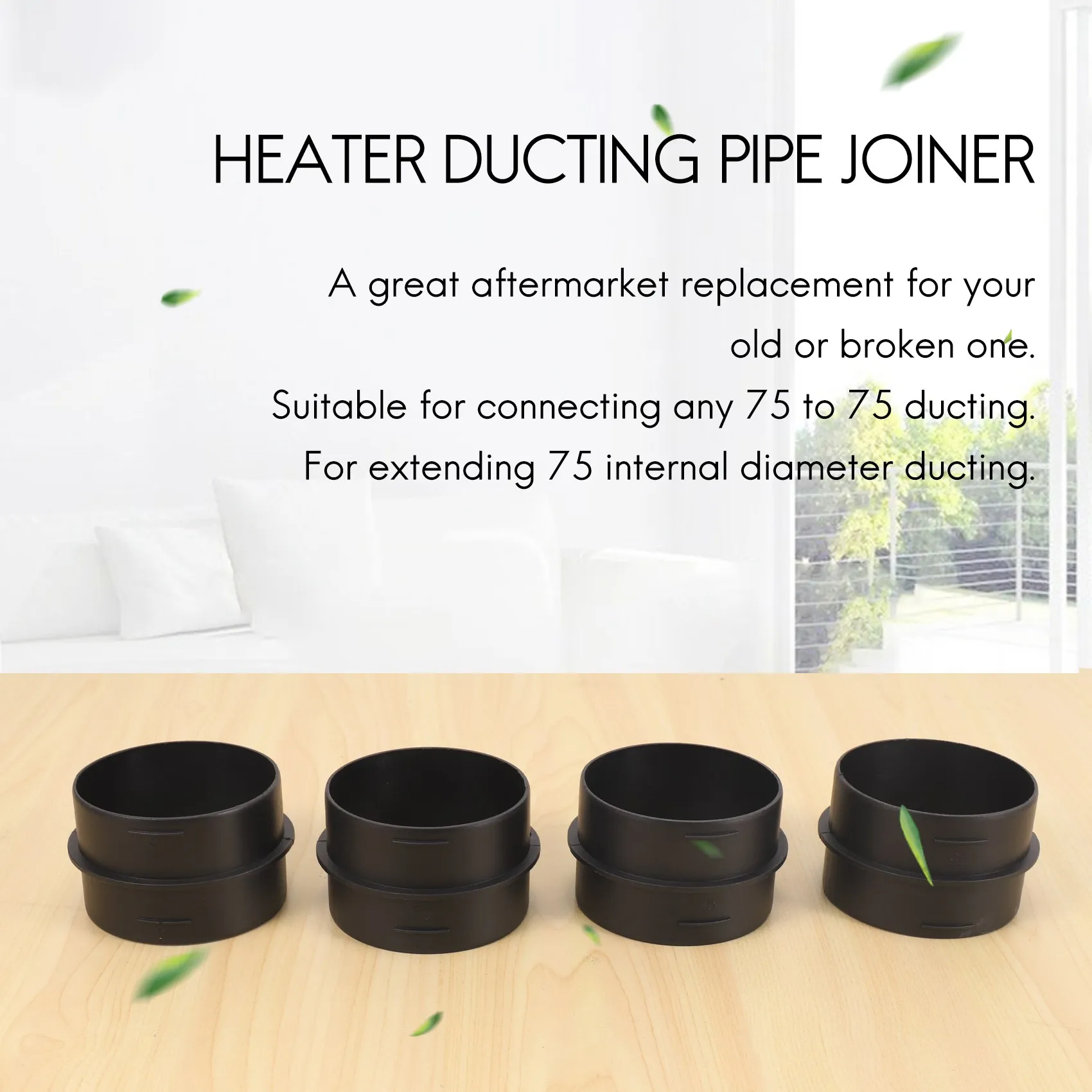 

AB59-4X Car Heater Ducting Pipe Joiner Air Parking Heater Hose Tube Connector For Webasto Eberspacher