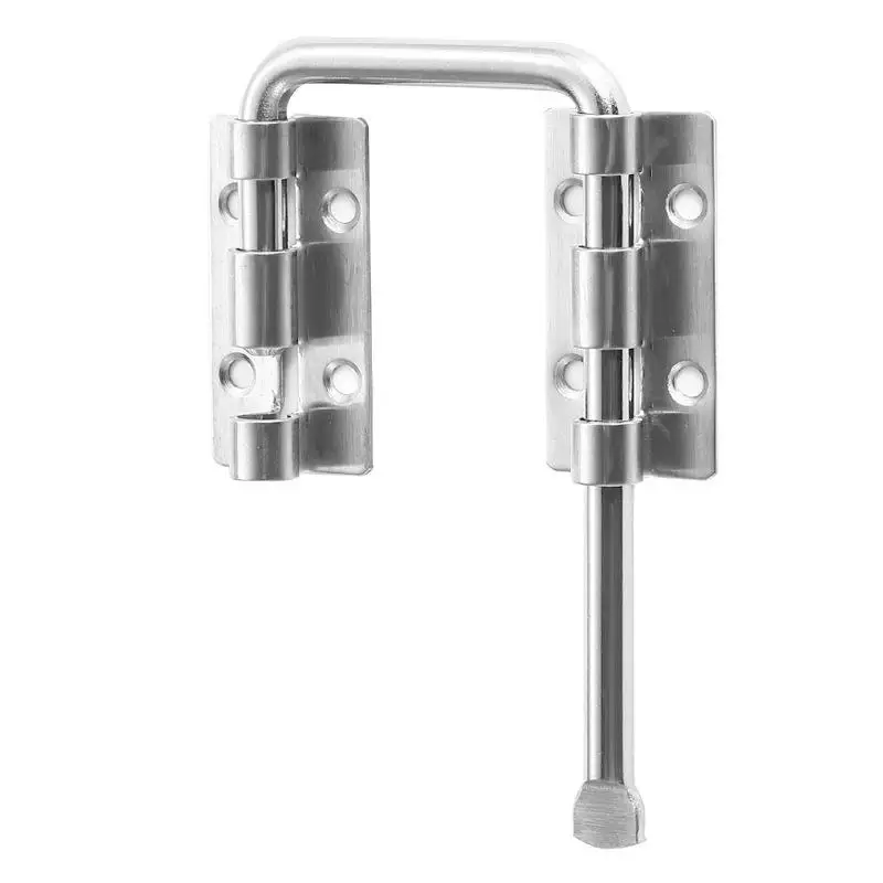 Edelstahl 90 180 Grad Drehbarer Türverschluss, Einbruchschutz-Sicherheitsriegel für Innen-Schiebetüren aus Glas – Detail 11