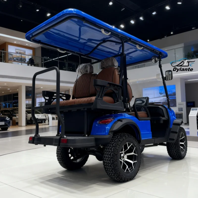 Design 72V Lead-Acid Battery And Lithium Battery Optional Powered Utility Electric Golf Carts Electric For Adults Rapid Delivery