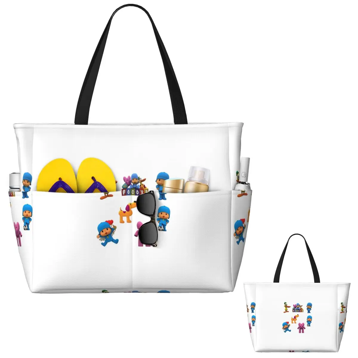 Pocoy Beach Tote Bag Sport Gym Yoga Duffle Large Tote Bag Women Travel Bag Fitness bag