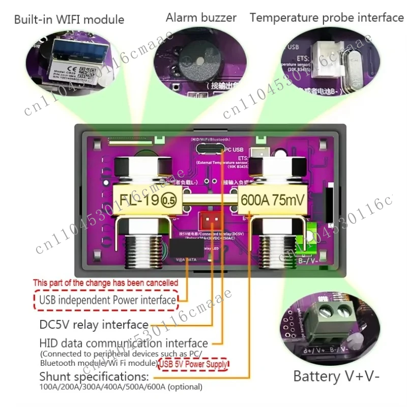 ATORCH 0-420Volt Tuya WiFi Intelligent Lithium Battery Capacity Detection Tester DC Digital Display Current Voltage Coulomb
