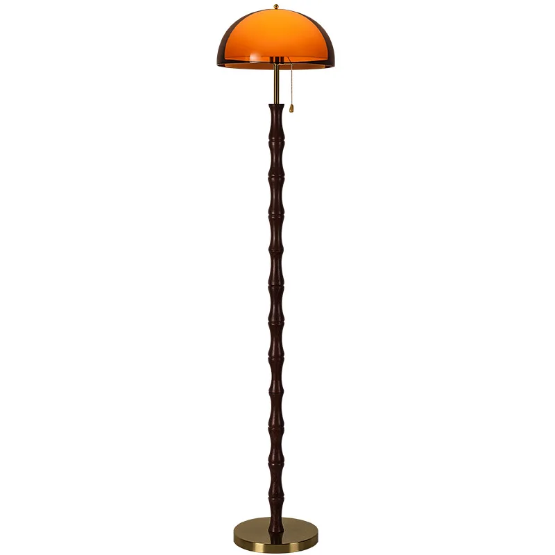 

Artistic floor lamp in the living room, bedside retro sofa in the bedroom, high-end vertical lighting