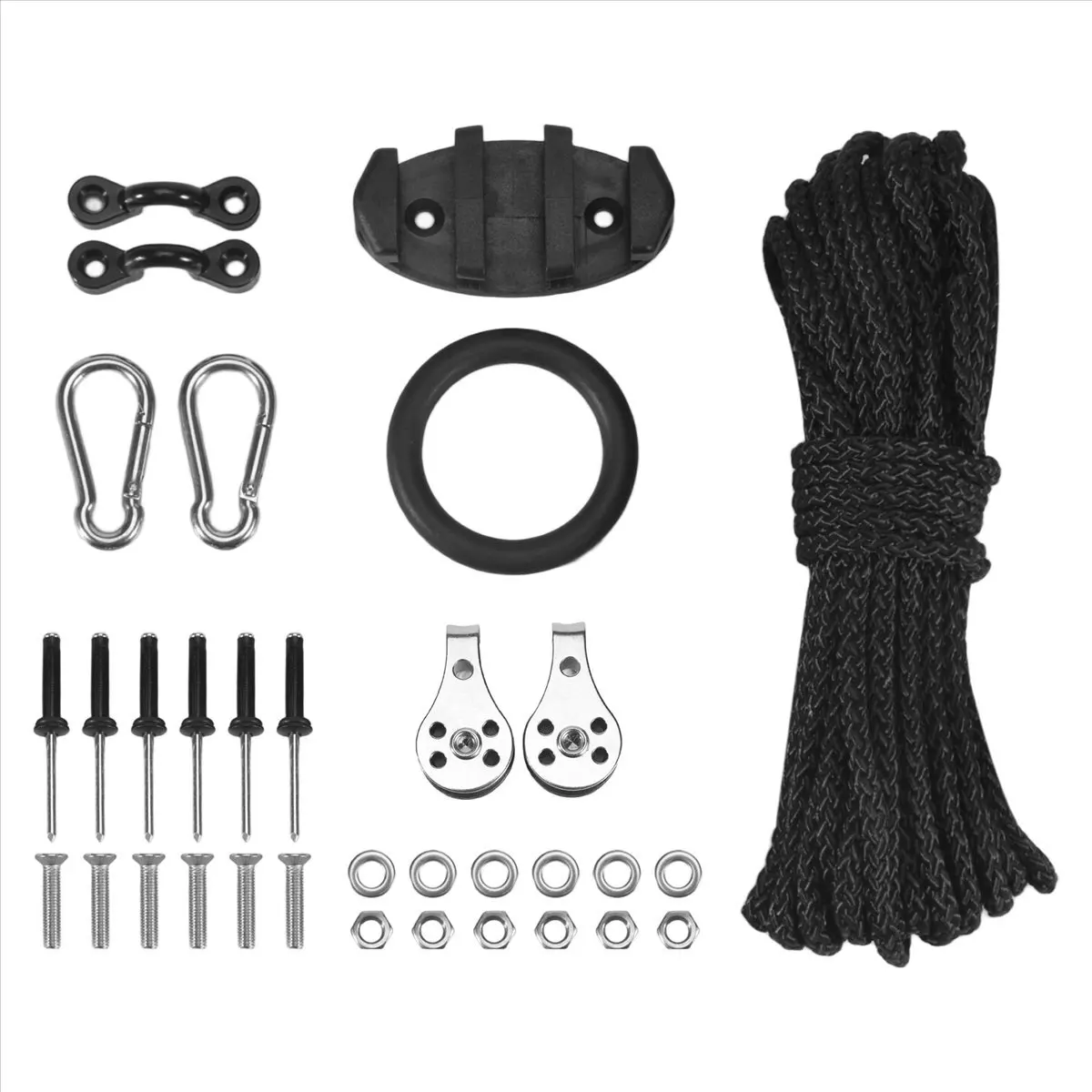【STOCK】Anchor Trolley Kit Inflatable Sturdy Kayak Canoe Anchor Car Kit System with Accessorys