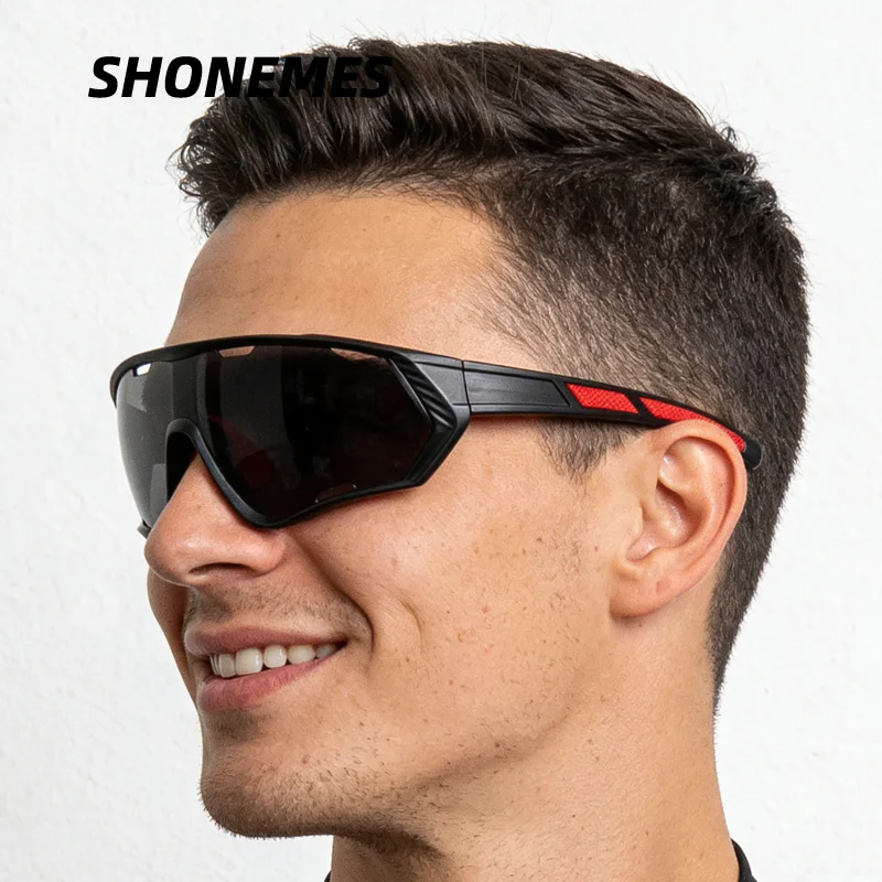 SHONEMES Sports Men Bicycle Sunglasses Women Running Driving Glasses Outdoor Cycling Climbing Mountain UV400 Protective Goggles