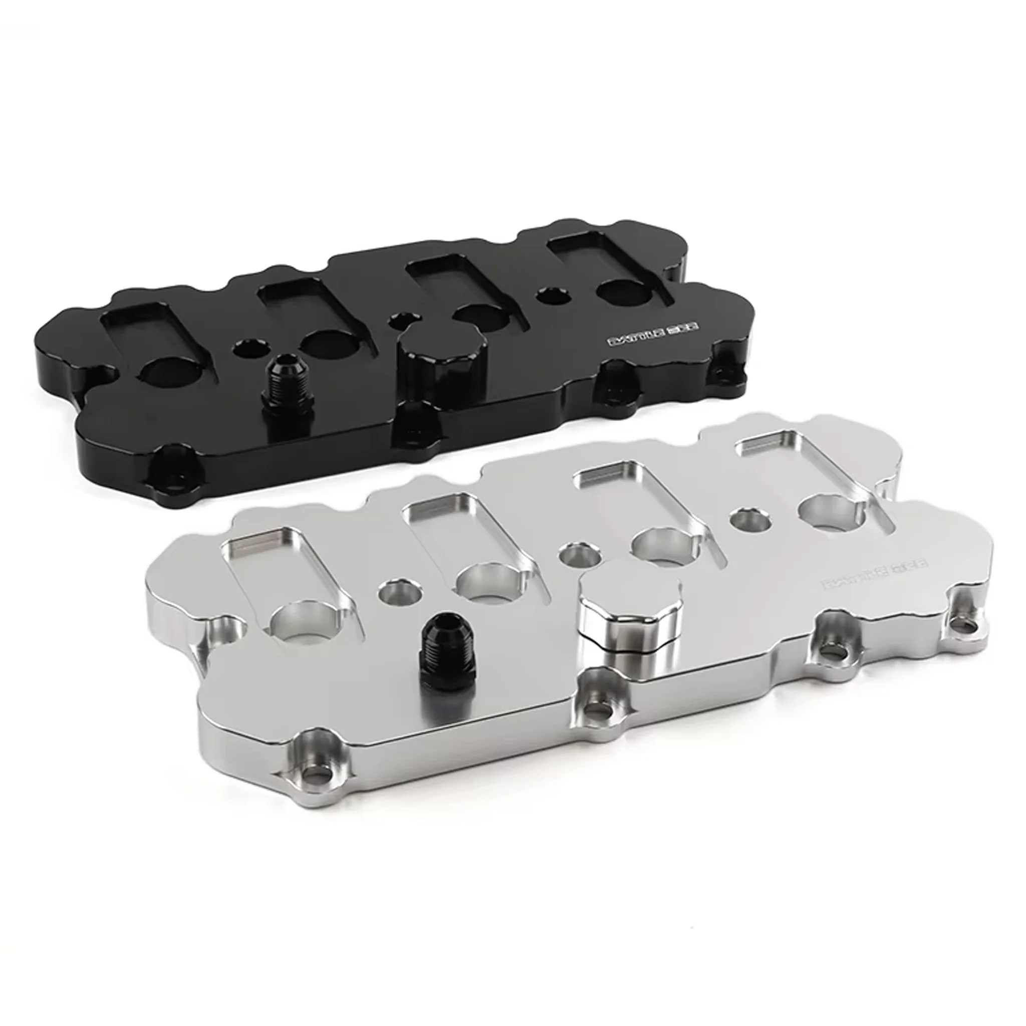Image of CNC-gefräste Aluminium-Ventilabdeckung für Audi VW EA113 2.0T FSI Motoren A4 B6 B7 C6 8P 8J Golf MK5 MK6 Golf R Upgrade
