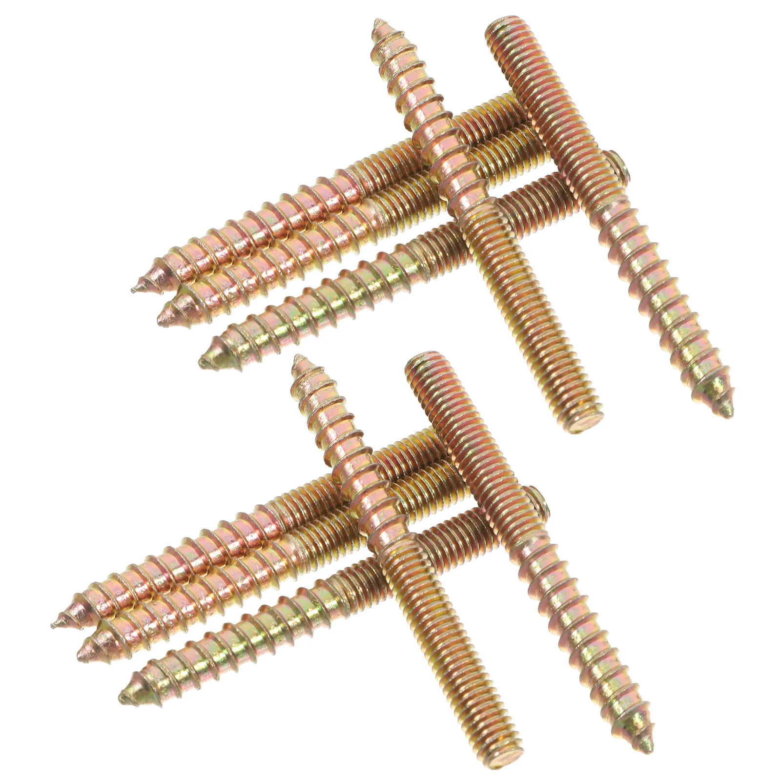 Steel Double-Headed Bolt Self-Tapping Screw for Furniture Assembly DIY Projects Sheet Metal Wood Composite Stable Connection