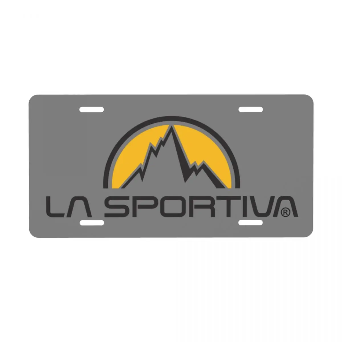 La Sportiva Logo License Plate Cover Vanity Tag Customized Decorative Car Front License Plate 12x6 Inch