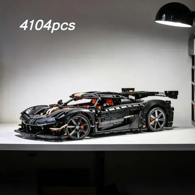 2026 Hot Toys 4104pcs Technical Race Car New Racing Supercar Puzzle Model Building Blocks Bricks For Birthday Festival Gifts