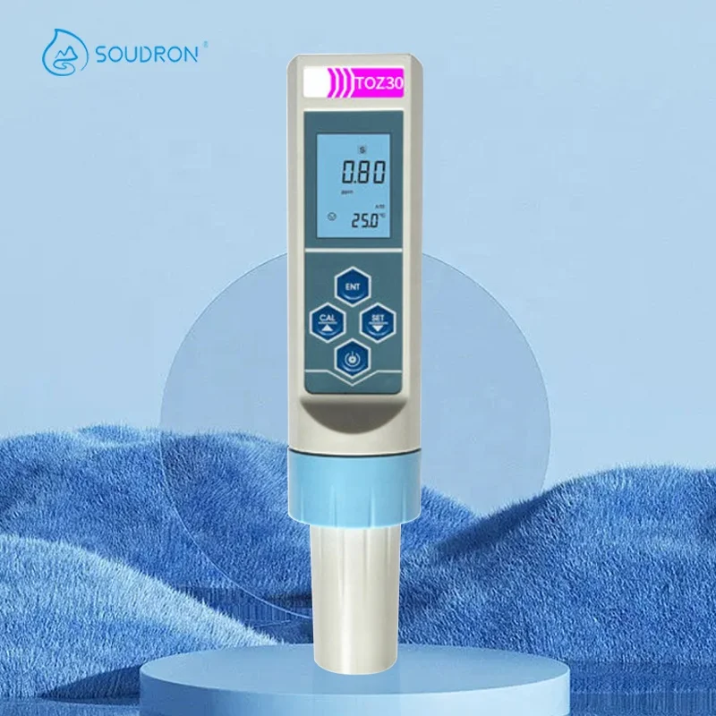 

SOUDRON High Accuracy Ozone Water Tester Safe Dissolved Ozone Analyzer for Car Household Outdoor Water Treatment
