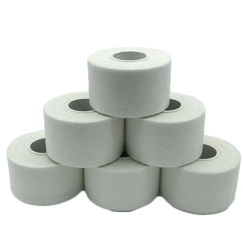 6 Pcs Cotton Self Adhesive Sport Tape For Gymnastics Gym Boxing Bandage Wrap Medical Hand Winding Finger Wrist Ankle Protector