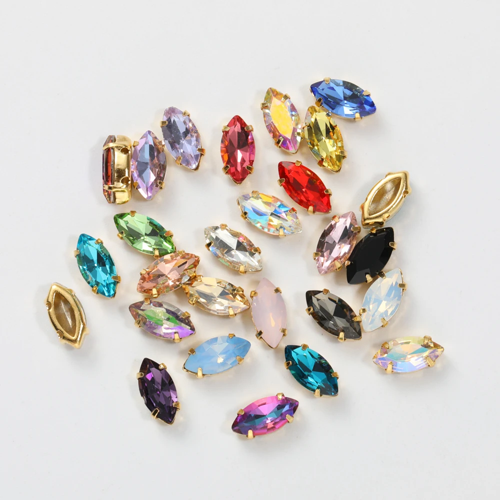 7x15mm Needlework Parts Sewing - огляд і ціна Jewelry Making Glasses