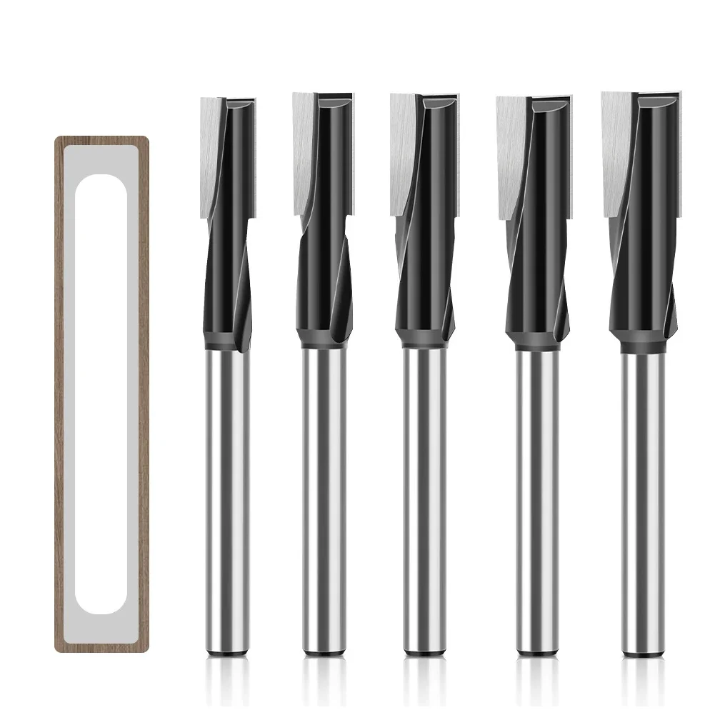 11/2 inch Shank Lengthened Cleaning Bottom Router Bit Spiral Diameter 16mm17mm18mm Engraving Machine Woodworking Milling Cutter