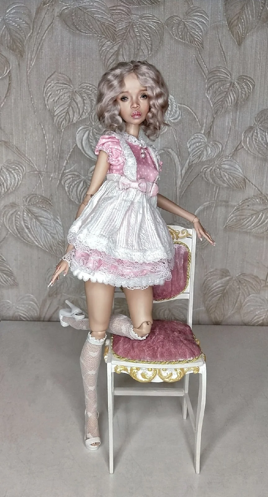 Nowa zabawka sd BJD doll 1/4 39cm grube usta prezent urodzinowy wysokiej jakości przegubowe kukiełki prezent Dolly Model nago makijaż