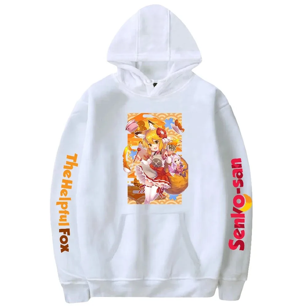 Sudadera con capucha de senko san para hombre y mujer, ropa de calle informal de anime, jersey de manga larga, unisex