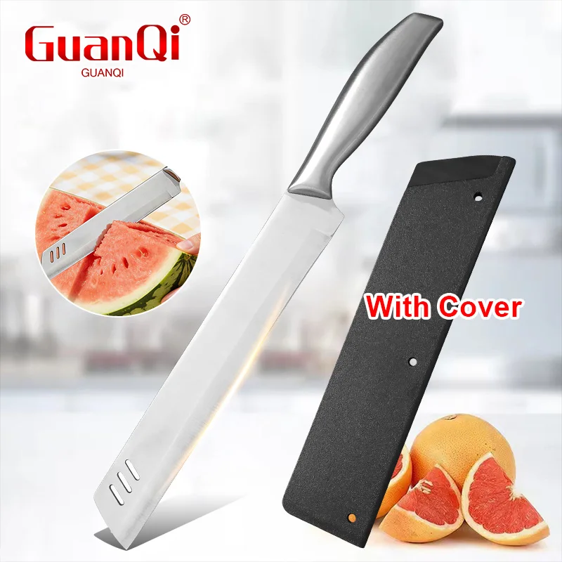 8 Inches Stainless Steel Kitchen Knives Sharp Balde Watermelon Knife Cooking Chef Bread Cheese Cutter Tools Fruit Paring Knife