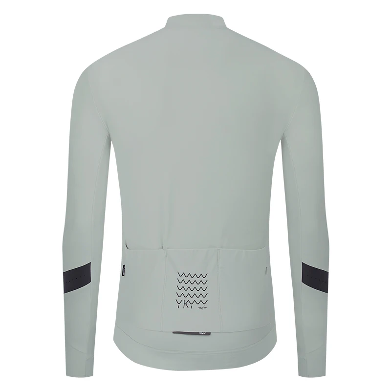 YKYWBIKE Herren-Winter-Radtrikot, warmes, dünnes, weiches Fleece-Radtrikot für Rennräder, atmungsaktive MTB-Fahrradbekleidung – Detail 18