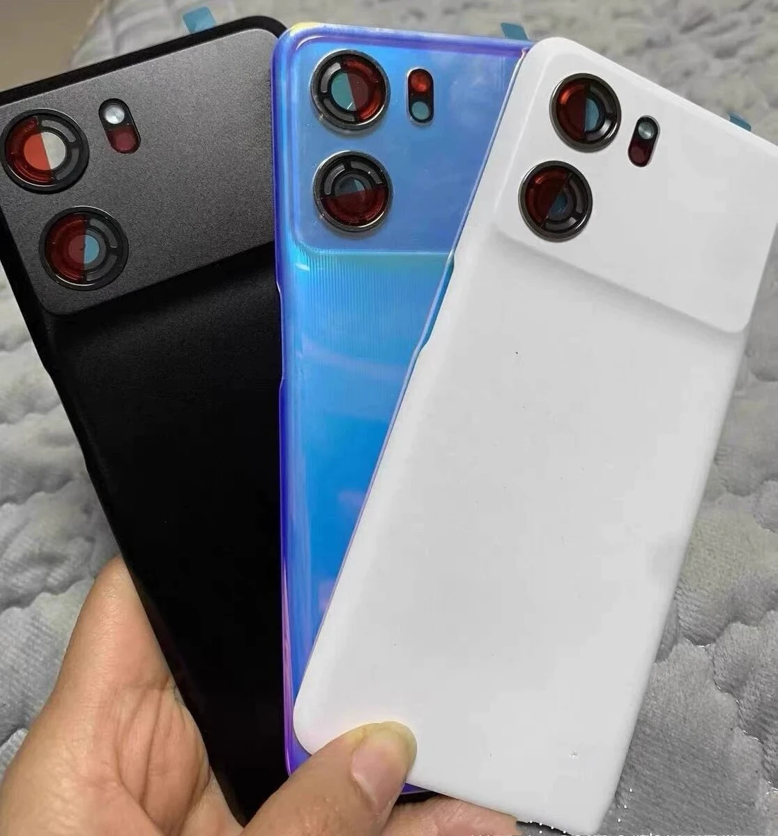 New back cover For Oppo K10 PRO Back Cover Rear Door Case Shell + Camera Lens Adhesive Replacement Parts