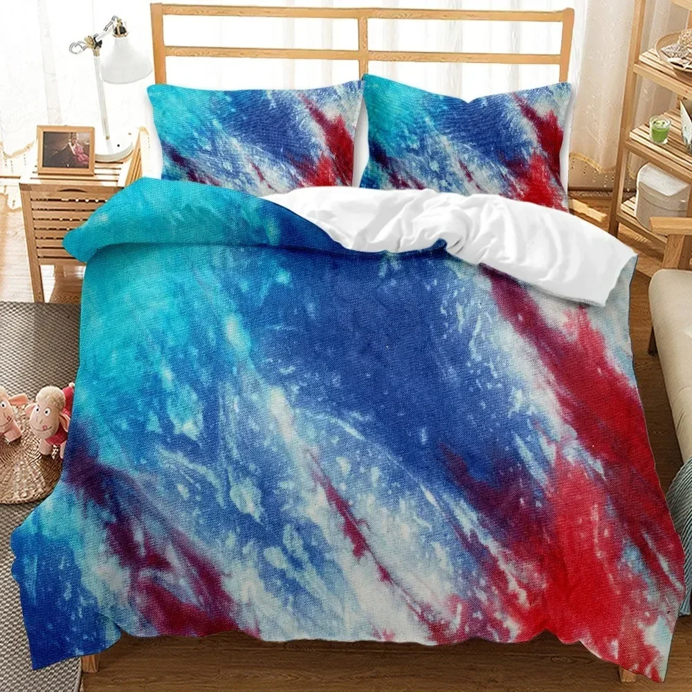 Marble Duvet Cover Set,Unusual Gemstone Onyx Rock Nature Marble Texture Flowing Gold Soft Polyester Quilt Cover Queen King Size