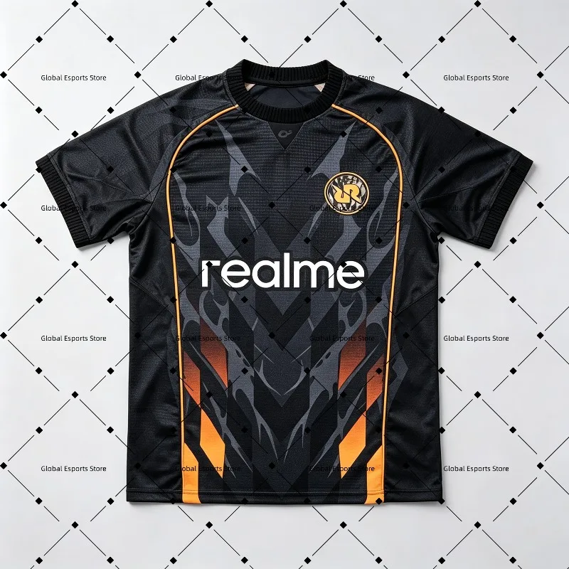2026 RRQ ESports Club Team Jersey T-Shirt Digital Print Pattern Valorant LOL Csgo Short Sleeve T-Shirt