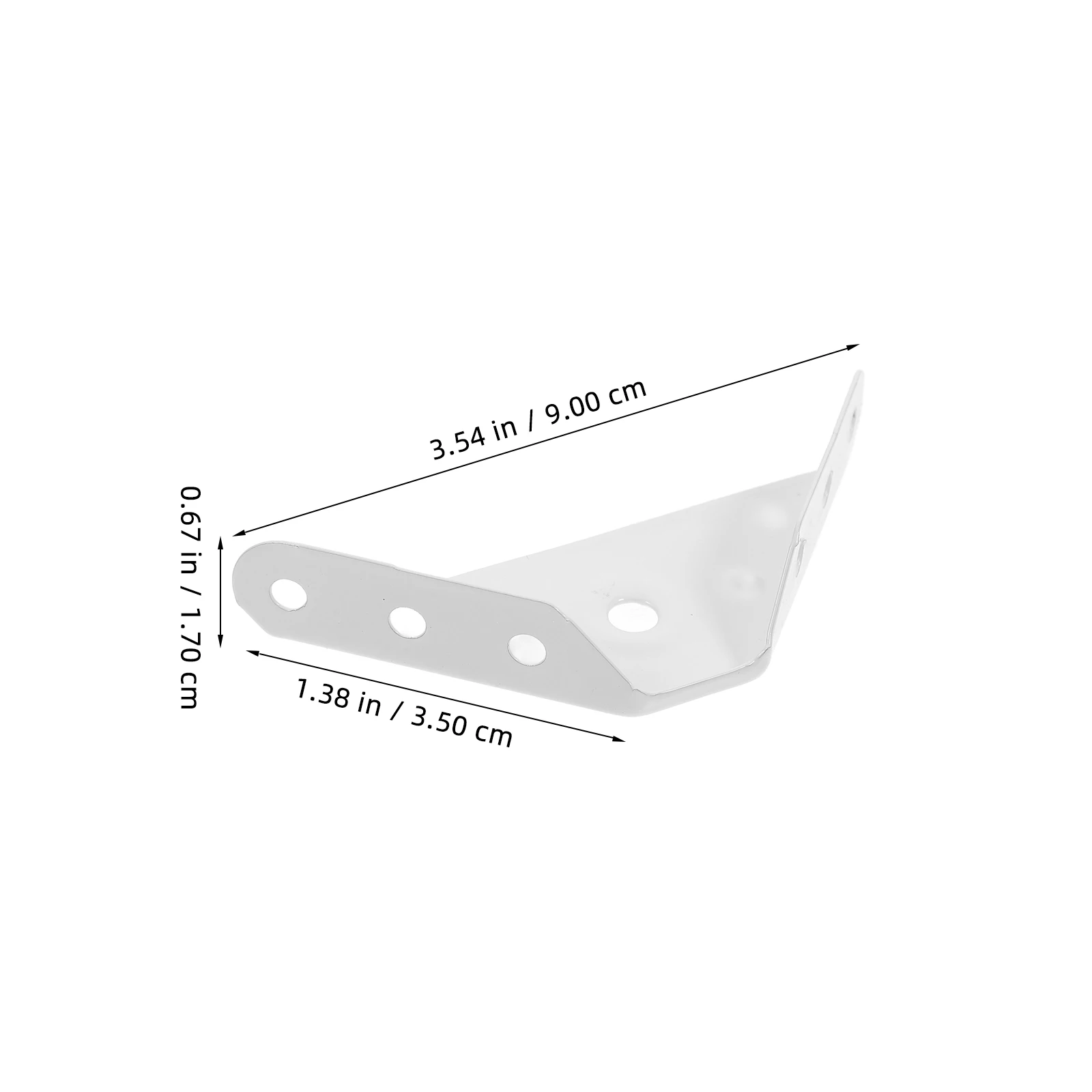 

20Pcs Stainless Steel Corner Brackets Cabinet Triangle Connectors Heavy Duty Shelf Support Cabinet Triangle Corner Brackets