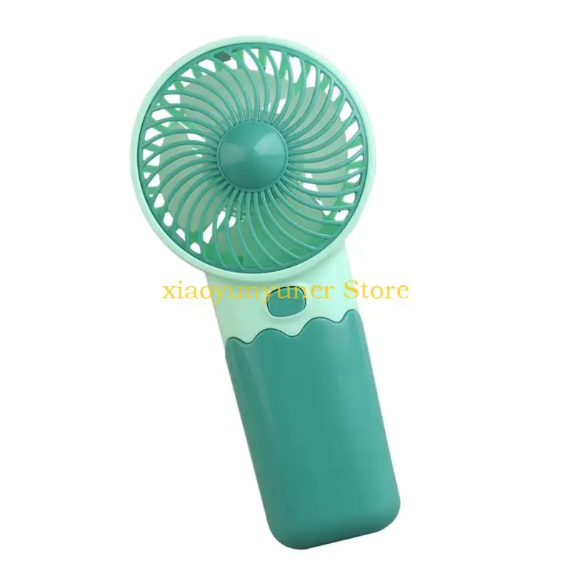 P9JB Lightweight Plastic Handheld Fan In Multiple Color Need 2X3A Cells Great For Hot Weather Cooling