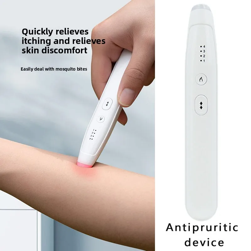 Mosquito bite anti itch device, suitable for children and adults, outdoor portable heating and soothing electric wand, anti itch