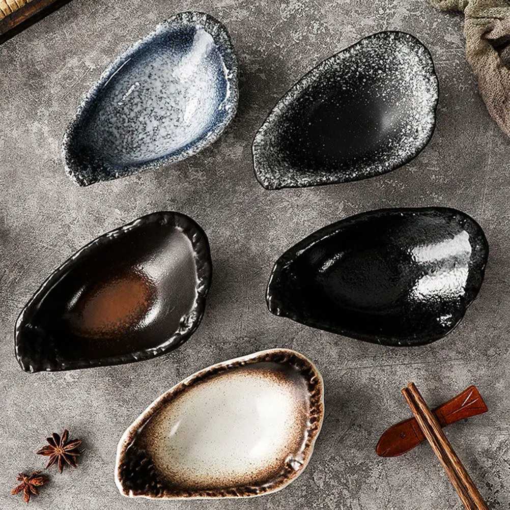 

Delicate Spice Dish Ceramic Sauce Bowl Ideal for Soy Sauce Vinegar Storage Elegant Design Household Spice Plate Perfect Dining