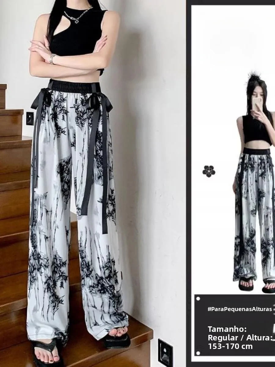 conjunto-feminino-de-duas-pecas-saia-e-top-calcas-pantalona-em-tecido-leve-com-faixa-estilo-drapeado-fino-e-efeito-emagrec