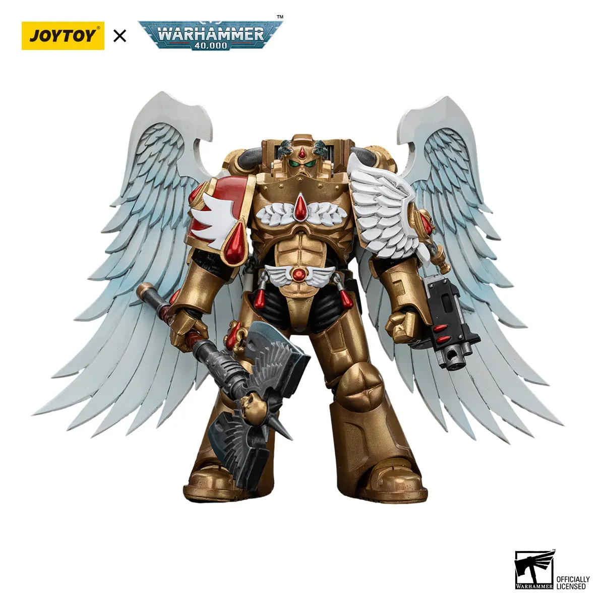 

JOYTOY Warhammer 40K Blood Angels Sanguinary Guard с топором Encarmine, коллекция экшн-фигурок, подарок, кукла, украшение, игрушки