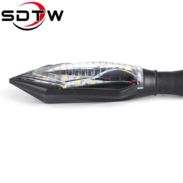 Motorcycle accessories, arrow-shaped LED running water turn signal, driving brake light, flashing turn signal light