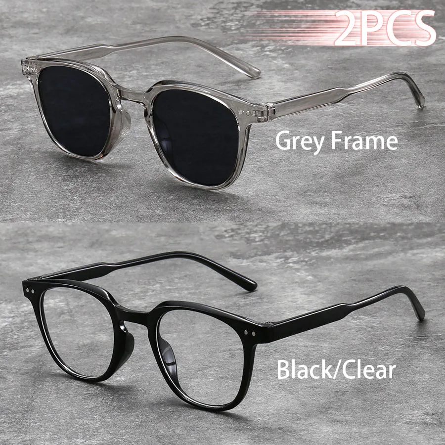 2 Stück Modische Kleine Runde Unisex-Sonnenbrille für Damen und Herren mit Farbverlauf-Rosa Gläsern und Klassischer Metalldekoration – Detail 6