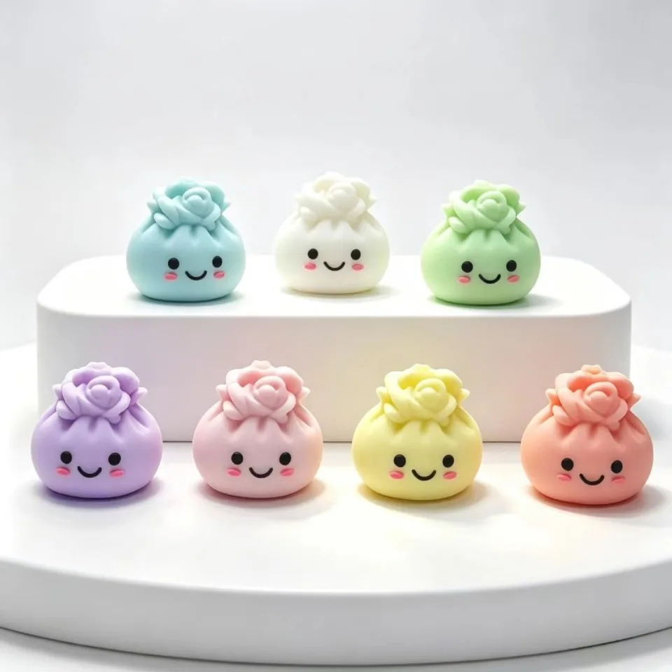 20pcs New 3D Silicone Beads Mini Focus Beads For Pens Food Grade Silicone Teether Beads DIY Jewelry Pacifier Chain Accessories