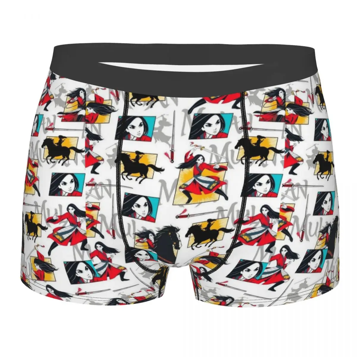 

Крутые боксеры Mulan на заказ, мужские трусы, дышащие трусы, нижнее белье