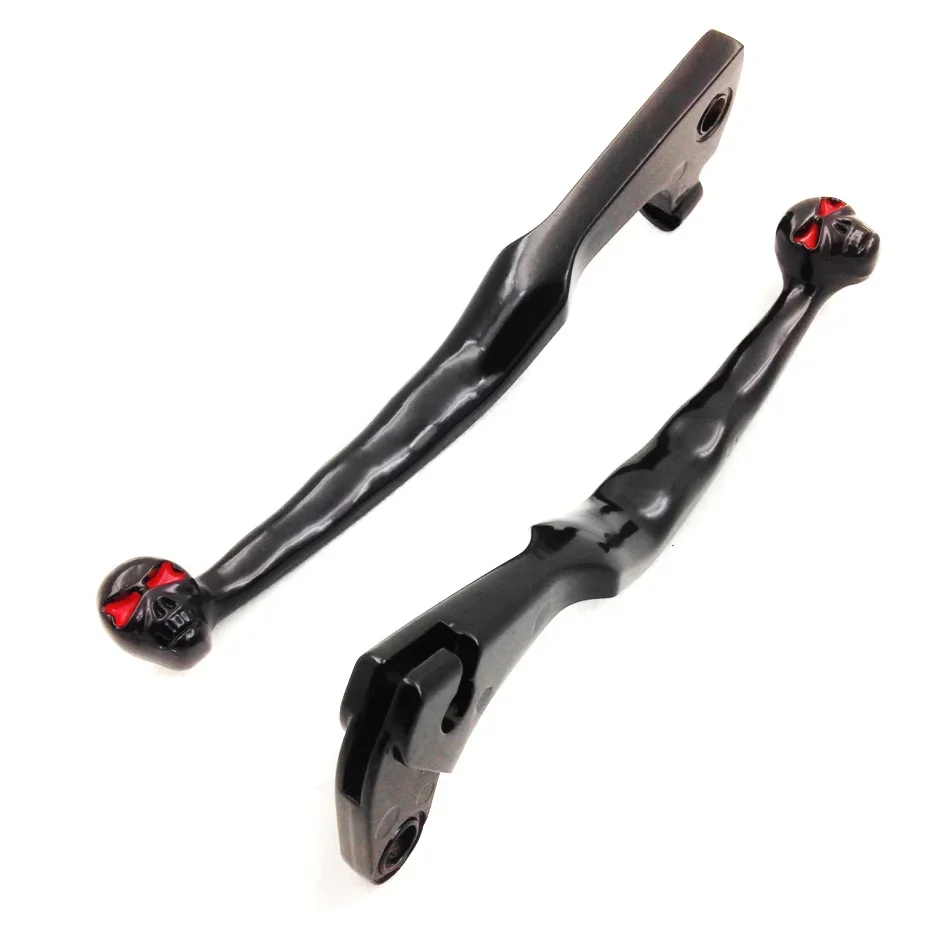 

Skull Brake Clutch Levers For Yamaha 1988-2007 Virago XV 250, 2008-2011 V-Star 250,1986-1998 Virago 1100 Motorcycle Chrome/Black