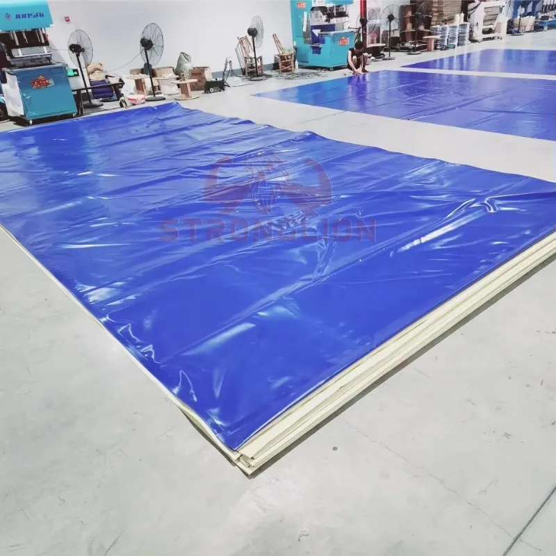Blue Safety Rectangular Swimming Pool Cover Waterproof Insulation Dust Protective Cover for Inground Above Ground Rectangular Po