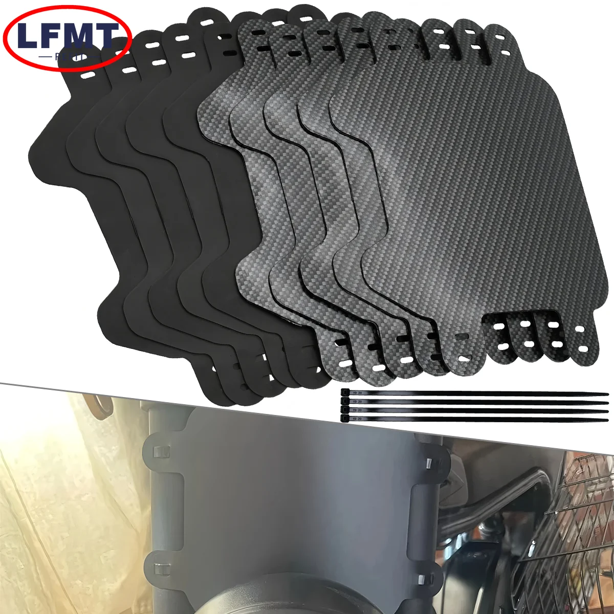 Motorcycle Parts Front License Number Plate For Sur ron X/S Talaria Sting Light Bee Segway X160 X260 Registration Plate E-Bike
